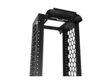 Vertiv CMRX-59U16-B-1224 CMRX 59U 24 in 16.25 in Black - Square hole pattern and FMP pattern along the front and rear face of channels accept D rings and fingers