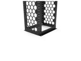 Vertiv CMRX-59U16-B-1224 CMRX 59U 24 in 16.25 in Black - Square hole pattern and FMP pattern along the front and rear face of channels accept D rings and fingers