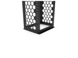 Vertiv CMRX-59U16-B-SQM6 CMRX 59U 24 in 16.25 in Black- Square hole pattern and FMP pattern along the front and rear face of channels accept D rings and fingers for