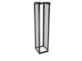 Vertiv CMRX-59U24-B-1224 CMRX 59U 24 in 24 in Black- Square hole pattern and FMP pattern along the front and rear face of channels accept D rings and fingers for
