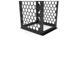 Vertiv CMRX-59U24-B-SQM6 CMRX 59U 24 in 24 in Black- Square hole pattern and FMP pattern along the front and rear face of channels accept D rings and fingers for