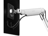 Humanscale M2TBMTBT M2 Pro Monitor Arm T Two Monitors with Dual Mount B Black M 4/Angled/Dynamic T Standard Monitor Tilt