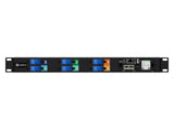 Vertiv VP4N31A6 rPDU, Monitored Unit Level, 30A, 277/480V WYE, 19.9kW, Horizontal, (12) Anderson 2005N4 Keyed SAF-D Grid Connectors