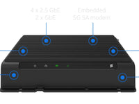 Cradlepoint MBA1-R2400-5GF-NA-A 1-yr NetCloud Performance Mobile Router Essentials Plan, Advanced Plan and R2400 Router (Sixth 5G Modem)