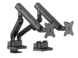 SIIG CE-MT2U12-S2 Dual 38IN Mechanical Spring Monitor Arm Top Mount-Black