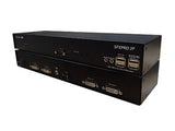 SmartAVI SFXPRO-2P-RX-S Dual DVI-D, Stereo Audio, USB 2.0/1.1, RS-232 Multimode Fiber Receiver up to 1,500 ft.