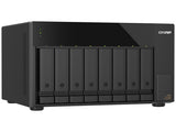 QNAP TL-D810TC4-US 8-bay desktop USB 4 JBOD expansion unit, 2.5/3.5 SATA bay, 1x USB 4 Type-C cable