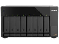 QNAP TL-D810TC4-US 8-bay desktop USB 4 JBOD expansion unit, 2.5/3.5 SATA bay, 1x USB 4 Type-C cable