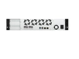 QNAP TS-H1065EU-8G-US 2U 8-bay short-depth rackmount NAS, 8 x 3.5 SATA + 2 x E1.S drive bays, Intel 4-core CPU, 8GB DDR5 SODIMM RAM, PCIe Gen3 x2 slot, Single PSU