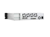 QNAP TS-H1065EU-8G-US 2U 8-bay short-depth rackmount NAS, 8 x 3.5 SATA + 2 x E1.S drive bays, Intel 4-core CPU, 8GB DDR5 SODIMM RAM, PCIe Gen3 x2 slot, Single PSU