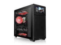 Thermaltake CA-11M-00M1WN-01 TR300 with pre-installed 6 in LCD Screen ATX Mid Tower Chassis - Black