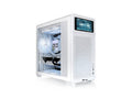 Thermaltake CA-11M-00M6WN-01 TR300 with pre-installed 6 in LCD Screen ATX Mid Tower Chassis - Snow