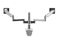 Humanscale X22WETBC121NNNN M/Flex M2 Pro Dual Monitor Arm, 8/Dynamic Links, 12 Post, 100x100mm VESA
