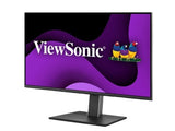 ViewSonic VG2758V-2K 27in QHD IPS Video Conferencing Monitor with Windows Hello Compatible IR Webcam, 100W USB-C, RJ45,2560x1440 Resolution