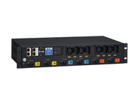 Eaton EHMIGU23A Universal-Input Metered Rack PDU G4, 200-415V, 12 C13 and 12 C39 Outlets, Input Cable Sold Separately, 2U
