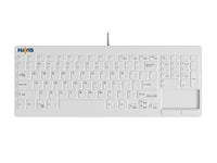 Havis KB-3008 Medical Keyboard with Number Pad & Right Touchpad