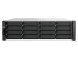 QNAP ES1686ADC-2142IT-128G-US 16-Bay Active-Active Dual Controller ZFS NAS and iSCSI/ IP-SAN. 3U, 3.5 /2.5 SAS & dual-port U.2/U.3, 3 x Gigabit LAN, 4x10GbE(SFP+)