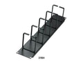 Black Box 37804-R2 Horizontal IT Rackmount Cable Manager - 19-in., Single-Sided, Steel Ring, 2U, Black