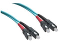 Axiom AXG94528 SC/SC OM3 Fiber Cable 15m - TAA, Aqua