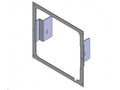 Havis C-EB80-APX-1P Bracket, Equipment, 1-Piece, 8" Mounting Space