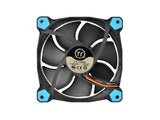 Thermaltake CL-F038-PL12BU-A Riing 12 Series High Static Pressure 120mm Circular Blue LED Ring Case/Radiator Fan CL-F038-PL12BU-A - Hydraulic bearings for silent