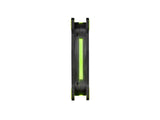Thermaltake CL-F038-PL12GR-A Riing 12 Series High Static Pressure 120mm Circular Green LED Ring Case/Radiator Fan CL-F038-PL12GR-A - Hydraulic bearings for silent