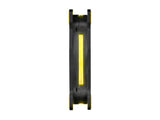 Thermaltake CL-F038-PL12YL-A Riing 12 120mm LED Case Radiator Cooling Fan (Yellow) - Hydraulic bearings for silent operation guarantee ultra-low noise - The patented