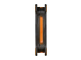 Thermaltake CL-F039-PL14OR-A Riing 14 High Static Pressure 140mm Circular LED Case Radiator Cooling Fan (Orange) - Hydraulic bearings for silent operation guarantee