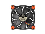 Thermaltake CL-F039-PL14RE-A Riing 14 Series High Static Pressure 140mm Circular Red LED Ring Case/Radiator Fan CL-F039-PL14RE-A - Hydraulic bearings for silent