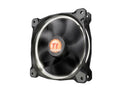 Thermaltake CL-F039-PL14WT-A Riing 14 Series High Static Pressure 140mm Circular White LED Ring Case/Radiator Fan CL-F039-PL14WT-A - Hydraulic bearings for silent
