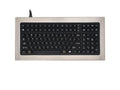iKey DT-1000-PS2 rugged keyboard, stainless steel case