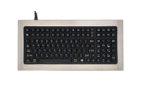 iKey DT-1000-PS2 rugged keyboard, stainless steel case