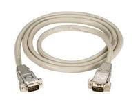Black Box EDN12H-0025-MM RS232 Shielded Cable - Metal Hood, DB9 Male/Male, 25-ft. (7.6-m)