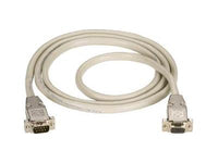 Black Box EDN12H-0100-MF RS232 Shielded Cable - Metal Hood, DB9 Male/Female, 100-ft. (30.4-m)