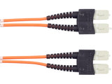 Black Box EFN110-020M-SCSC OM1 62.5/125 Multimode Fiber Optic Patch Cable - OFNR PVC, SC to SC, Orange, 20-m (65.6-ft.)