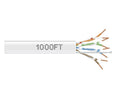 Black Box EYN852A-PB-1000 CAT5e 350-MHz Solid Ethernet Bulk Cable - Unshielded (UTP), CMP Plenum, White, 1000-ft. (304.8-m) Pull-Box