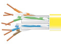 Black Box EYN873B-PB-1000 CAT6 550-MHz Solid Ethernet Bulk Cable - Unshielded (UTP), CMP Plenum, Yellow, 1000-ft. (304.8-m) Pull-Box