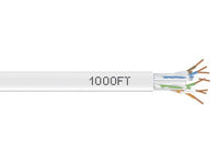 Black Box EYN874A-PB-1000 CAT6 550-MHz Solid Ethernet Bulk Cable - Unshielded (UTP), CMR PVC, White, 1000-ft. (304.8-m) Pull-Box