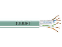Black Box EYN878A-PB-1000 CAT6 550-MHz Solid Ethernet Bulk Cable - Unshielded (UTP), CMR PVC, Green, 1000-ft. (304.8-m) Pull-Box