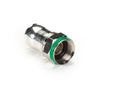 Black Box FCF02 Coax Connector - RG6, Compression, Quad Shielded, F-Type, PVC