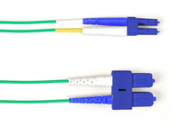 Black Box FOCMRSM-003M-SCLC-GN SM FO Patch Cable Duplx, PVC, GN, SCLC