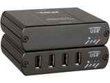 Black Box IC408A-R2 USB 2.0 Extender - CATx/LAN, 4-Port