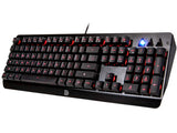 Thermaltake KB-CHE-MBBLUS-01 Challenger EDGE/Membrane/Black/Lighting/The CHALLENGER EDGE Comes with a brand new floating keycaps design