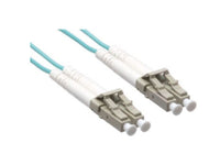 Axiom LCLC10GA100M-AX LC/LC OM3 Fiber Cable 100m, Aqua