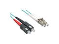 Axiom LCSCOM4MD25M-AX LC/SC OM4 Fiber Cable 25m