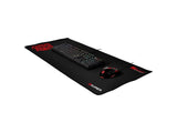 Thermaltake MP-DSH-BLKSXS-01 Gaming Mouse Pad - DASHER EXTENDED - Solid Sewing Edge - Low Friction and High Performace