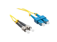 Axiom SCSTSD9Y-20M-AX SC/ST OS2 Fiber Cable 20m, Yellow