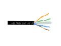 Weltron T2404L6-BK 1000FT BLACK CAT6 SOLID CABLE UTP CMR