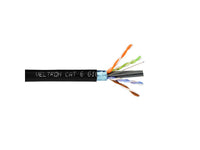 Weltron T2404L6SHP-BK CAT6 Solid FTP CMP BLACK 1000 TAA Compl