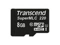 Transcend TS8GUSD220I 8GB microSD U1, SLC mode, Wide Temp. MLC
